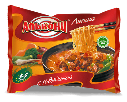 Упаковка лапши Алькони 3